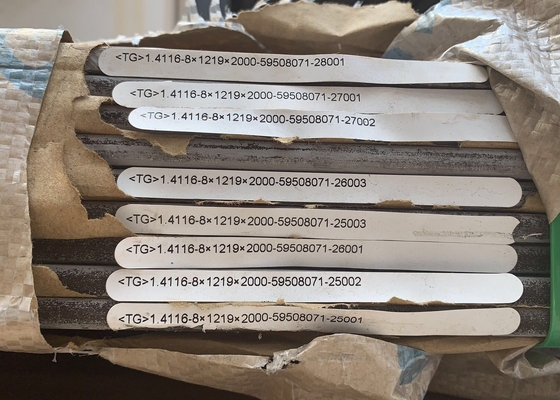 EN 1.4116 Stainless Steel Sheet Plates For Kitchen Knives DIN X50CrMoV15