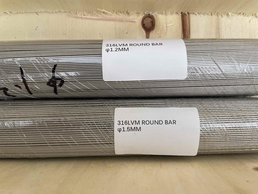 ASTM F138 316LVM Stainless Steel round Bar H9 Ground Polished