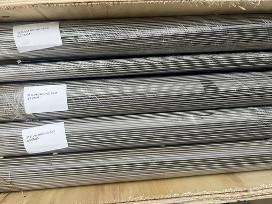 Austenitic Stainless Steel Alloy Bar High Nitrogen UNS S31675 ASTM F1586 ISO 5832-9