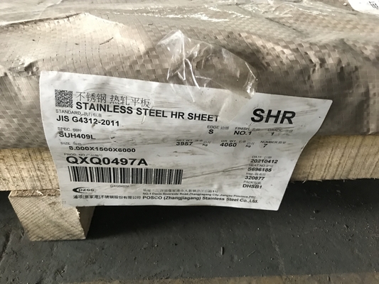 AISI 409 EN 1.4512 Stainless Steel Sheet, Plate And Slit Strip In Coil