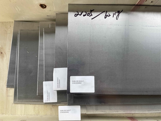 316LVM ASTM F139 ISO 5832-1 Stainless Steel Sheet ( UNS S31673 EN 1.4441 Plate )