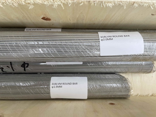 ASTM F138 316LVM Stainless Steel round Bar H9 Ground Polished