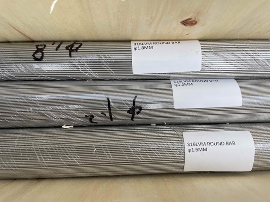 ASTM F138 316LVM Stainless Steel round Bar H9 Ground Polished