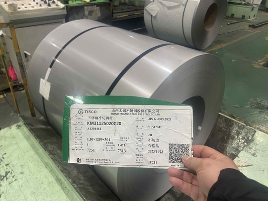 SUS420 Stainless Cold Rolled Steel Strip Sheet Coil Annealed 2B Surface