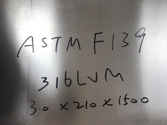 316LVM Stainless Steel Strips And Sheets ASTM F139 UNS S31673